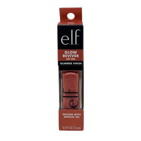 e.l.f. Cosmetics Glow Reviver Lip Oil Glimmer Finish - Princess Cut - Set of 2 - Picture 3 of 5